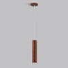 Long Barrel Wooden Pendant Light, Dining Room