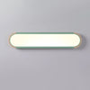 Embedded Strip Ceiling Lamp Simple Macaron Color Wood Acrylic