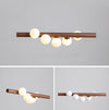 Magic Beans Pendant Light, Wood Strip Lamp