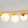 Magic Beans Pendant Light, Wood Strip Lamp