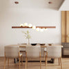 Magic Beans Pendant Light, Wood Strip Lamp