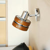 Medieval style solid wood wall lamp