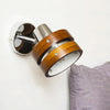 Medieval style solid wood wall lamp