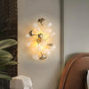 Modern simple crystal wall lamp