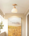 Modern wooden entrance ceiling lamp
