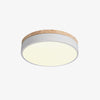 Morandi Flush Mount Ceiling Light, Metal & Wood