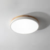 Morandi Flush Mount Ceiling Light, Metal & Wood