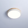 Morandi Flush Mount Ceiling Light, Metal & Wood