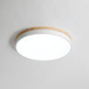 Morandi Flush Mount Ceiling Light, Metal & Wood