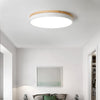 Morandi Flush Mount Ceiling Light, Metal & Wood