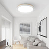 Morandi Flush Mount Ceiling Light, Metal & Wood