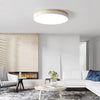 Morandi Flush Mount Ceiling Light, Metal & Wood