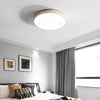 Morandi Flush Mount Ceiling Light, Metal & Wood