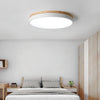 Morandi Flush Mount Ceiling Light, Metal & Wood