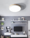 Morandi Flush Mount Ceiling Light, Metal & Wood