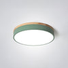 Morandi Flush Mount Ceiling Light, Metal & Wood