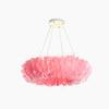 Natural feather soft light Pendant light