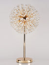 Nordic bedroom dandelion crystal table lamp