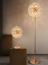 Nordic bedroom dandelion crystal table lamp
