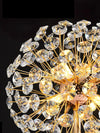 Nordic bedroom dandelion crystal table lamp