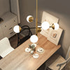 Nordic glass living room chandelier