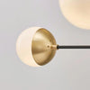 Nordic glass living room chandelier