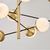 Nordic glass living room chandelier