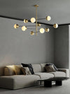 Nordic glass living room chandelier