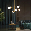 Nordic glass living room chandelier