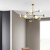 Nordic glass living room chandelier
