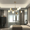 Nordic glass living room chandelier