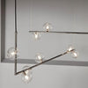 Nordic restaurant bar glass pendant light