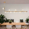 Nordic restaurant bar glass pendant light