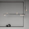 Nordic restaurant bar glass pendant light