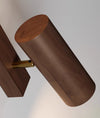 Nordic solid wood bedroom wall lamp