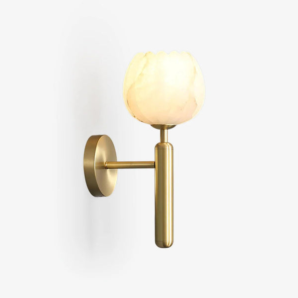 Nordic style bedroom flower bud wall lamp