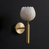 Nordic style bedroom flower bud wall lamp