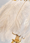 Nordic light luxury living room bedroom feather floor lamp