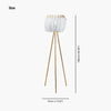 Nordic light luxury living room bedroom feather floor lamp