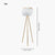 Nordic light luxury living room bedroom feather floor lamp