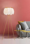 Nordic light luxury living room bedroom feather floor lamp