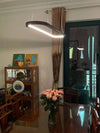 Oval solid wood Pendant Lamp