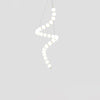 Copper Acrylic Pearl Necklace Pendant Light