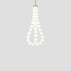 Copper Acrylic Pearl Necklace Pendant Light