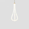 Copper Acrylic Pearl Necklace Pendant Light