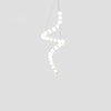 Copper Acrylic Pearl Necklace Pendant Light
