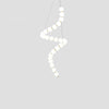 Copper Acrylic Pearl Necklace Pendant Light