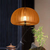 Pumpkin Wood Pendant Light