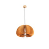 Pumpkin Wood Pendant Light