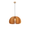 Pumpkin Wood Pendant Light